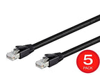 Monoprice 134744 Cat8 Ethernet Cable 3m 5-Pack