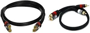 Monoprice Premium 2 RCA Audio Cable - 3 Feet