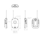 Shure SLXD1=-J52 Digital Wireless Bodypack Transmitter TQG Connector