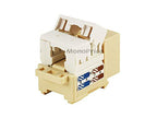 Monoprice 105381 Cat6 Punch Down Keystone Jack Beige