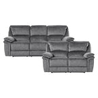 Lexicon Braddock Gray 2-Piece Reclining Living Room Set