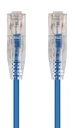 Monoprice 113553 Cat6 Ethernet Cable 20ft Blue SlimRun — main product image