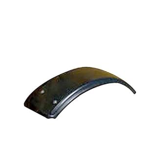 K&M 3879 Poly Round Rear Fenders - Weld-On, 17 Inch — main product image