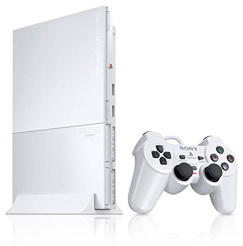Sony Playstation 2 Slim Console White (Renewed)