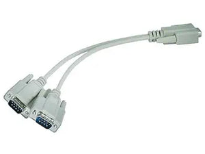 Monoprice RS232 Serial Splitter Cable - DB9 Female to Male