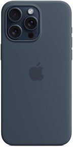 Apple iPhone 15 Pro Max Storm Blue Silicone Case