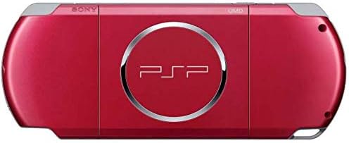 Sony PSP Slim 3000 Red Handheld Console Renewed