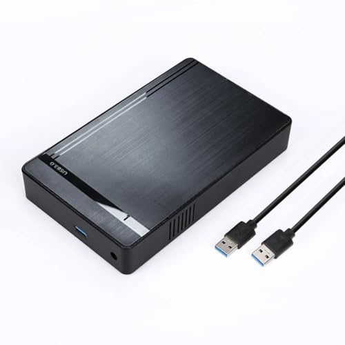 ALFYRCFT USB 3.0 External Hard Drive Enclosure for 2.5/3.5in SATA — main product image