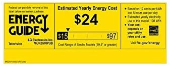 LG 70UK6570 70-Inch 4K Ultra HD Smart LED TV