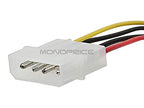 Monoprice 108796 MOLEX to Dual SATA Power Cable