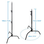Kupo KS703411 20in Master C-Stand Sliding Leg Black