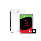 QNAP TS-133-14S-US 4TB IronWolf Home NAS