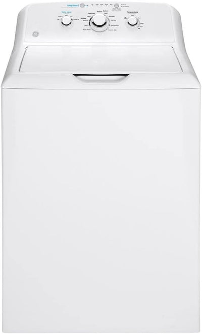 GE GTW335ASNWW Top Load Washer White Stainless Steel