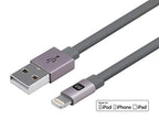 Monoprice 112955 Apple MFi Certified Flat Lightning Cable 3ft