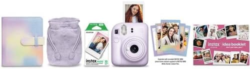 Fujifilm INSTAX Mini 12 Holiday Bundle Lilac Purple