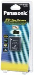 Panasonic VW-VBJ10E-K Camcorder Battery 940mAh 3.6V — main product image
