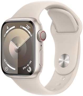 Apple Series 9 Watch 45mm GPS Starlight (Renewed) — main product image