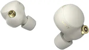 Sony WF-1000XM4/S Silver Noise Canceling Wireless Earbuds — main product image