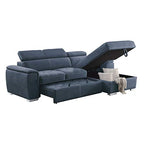 Lexicon 194840112198 Asheville Sleeper Sectional Blue