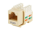 Monoprice 105381 Cat6 Punch Down Keystone Jack Beige