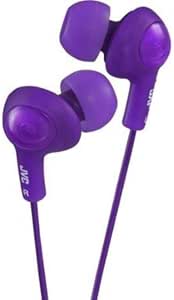 JVC HA-FX5-V Gumy Plus Violet In-Ear Headphones — main product image