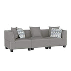 Lexicon Alcona Gray Modular Living Room Sofa