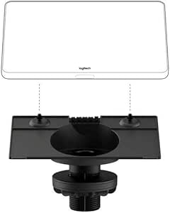 Logitech 939-001814 Tap Riser Table Mount — main product image