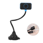 LALAFINA Plug-and-Play USB Webcam with Built-In Microphone