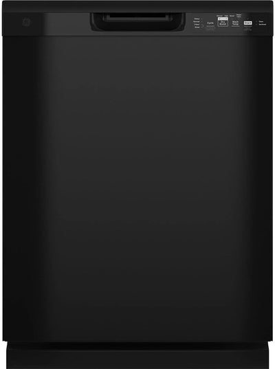 GE GDF535PGRBB 24" Built-In Black Dishwasher Sanitize