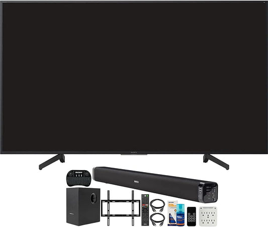 Sony XBR-75X800G 75-Inch 4K UHD Smart TV Bundle