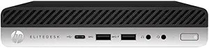 HP 9WV83U8#ABA EliteDesk 800 G4 Mini Desktop - i5-8500, 8GB, 128GB SSD