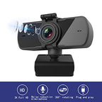 DDYYDS 2K Autofocus Webcam with Privacy Shutter