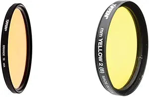 Tiffen 52mm 16 Orange & 52mm 8 Yellow Filter Set