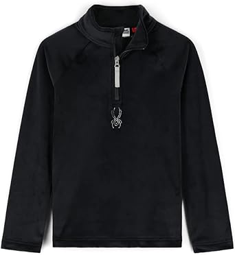 Spyder 226008 Girls Shimmer Bug Half Zip T-Neck — main product image
