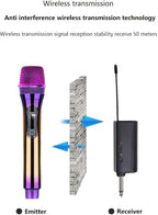 CXVX Rechargeable UHF Wireless Handheld Microphone System