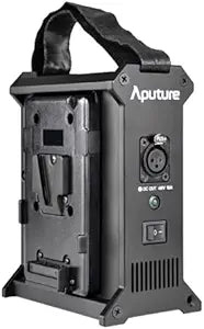 Aputure 2-Bay Battery Power Station - V-Mount 48V