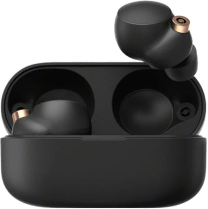 Sony WF1000XM4/B Noise-Cancelling Wireless Earbuds Black (Renewed)