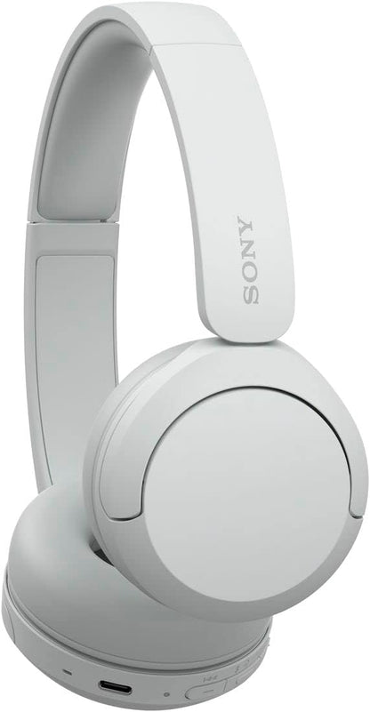 Sony WH-CH520 WZ Wireless Bluetooth On-Ear Headphones - White