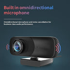 DDYYDS 4K Ultra HD Webcam with 120° Wide-Angle Lens