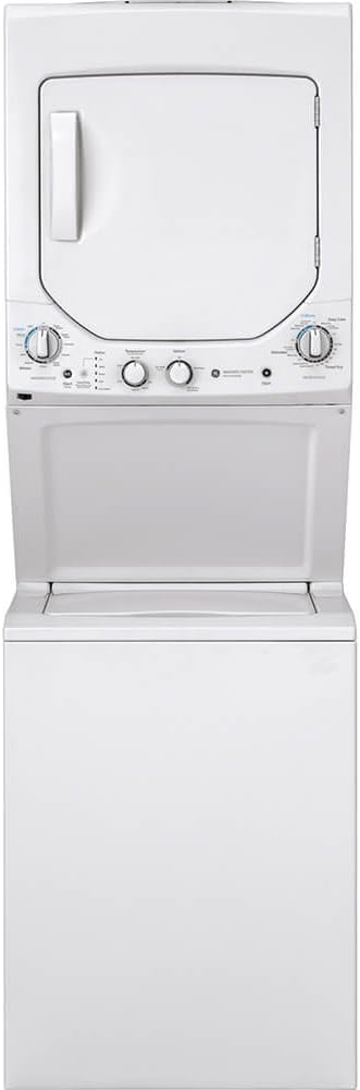 GE GUD24ESSMWW 24" Unitized Washer-Elec Dryer - White