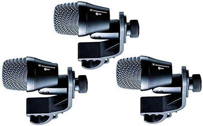 Sennheiser e904 Dynamic Cardioid Tom/Snare Drum Microphone 3-Pack