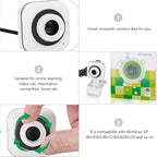 Hemobllo USB Webcam with Built-In Microphone for Desktops and Laptops