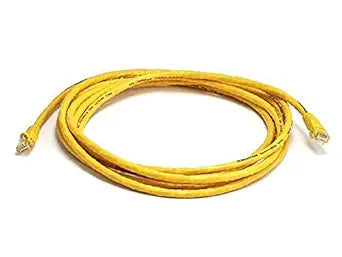 Monoprice 103443 Cat6 Yellow Ethernet Patch Cable 10ft — main product image