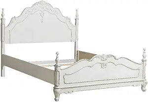 Lexicon Brennen Antique White Full Bed Traditional Wood