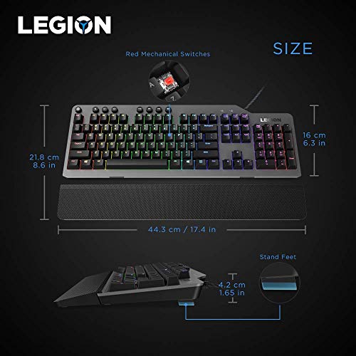 Lenovo Legion K500 RGB Mechanical Gaming Keyboard (Renewed) — main product image