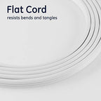 GE 57366 8ft Extension Cord 2-Pack - 3 Outlet Grounded