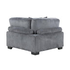 Lexicon Bathurst Gray Corduroy Corner Seat