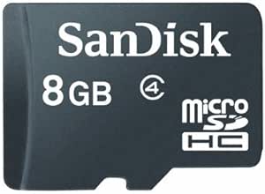 SanDisk 8GB microSDHC Card Class 4 — main product image