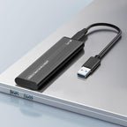 NICEKEY Aluminum M.2 SATA NGFF SSD Enclosure, USB 3.2 Gen 1