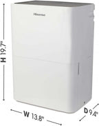 Hisense DH5022K1W 35-Pint Dehumidifier Renewed